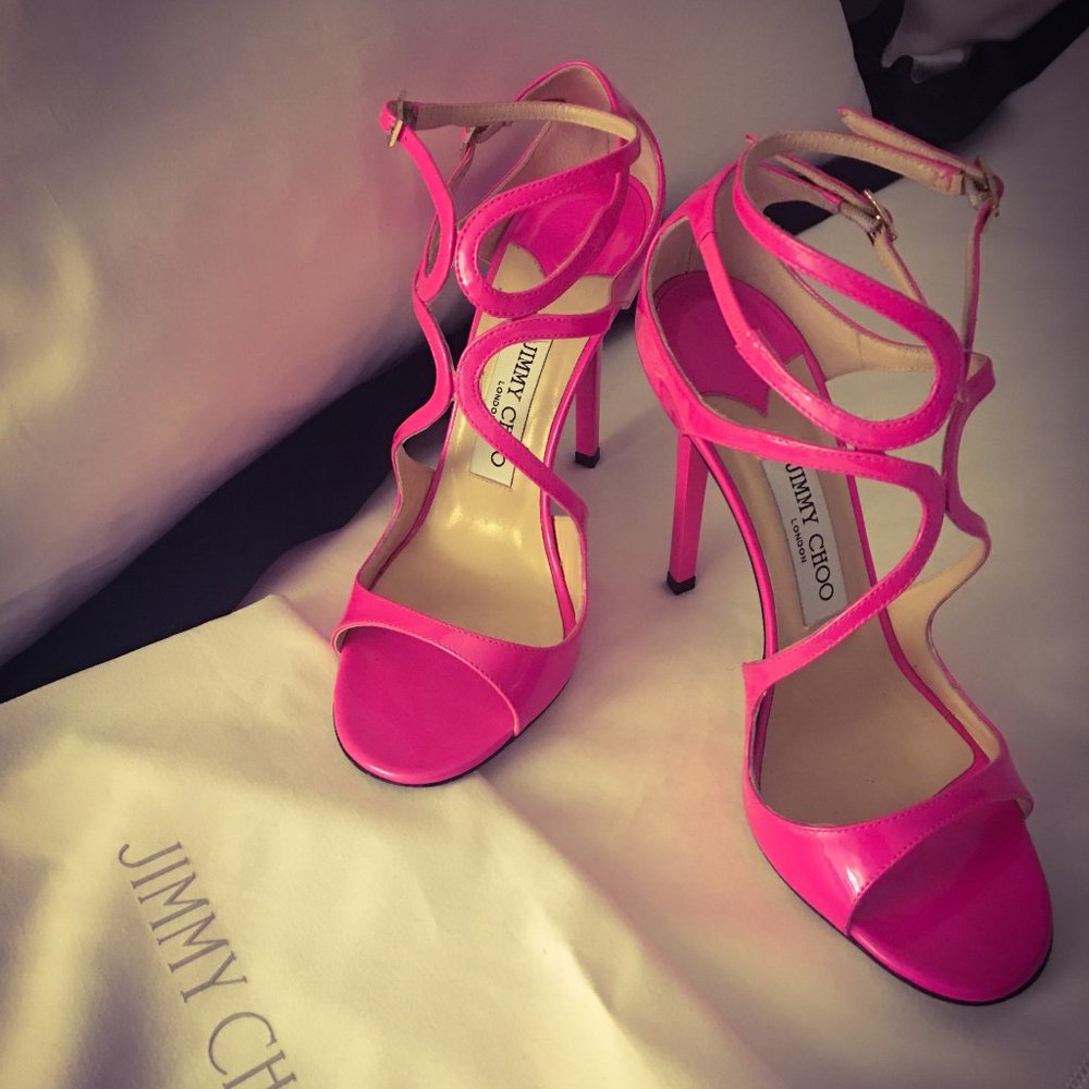 Jimmy Choo LANCE, color: NEP Raspberry, Size: 38 / 7.5
